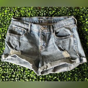 Old Navy Boyfriend Jean Shorts Cuffed at the bottom